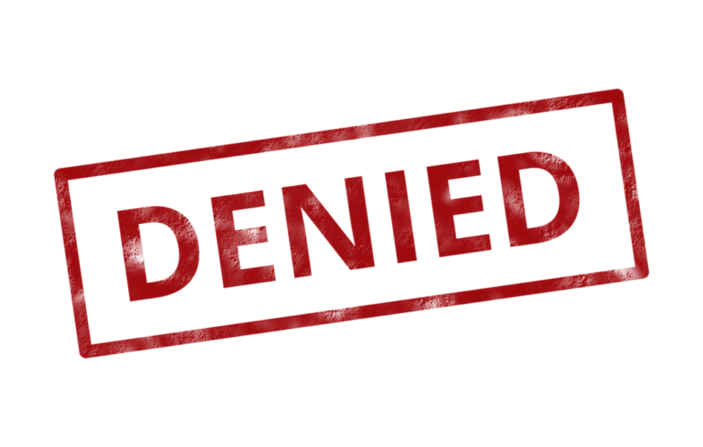 Denied Sign