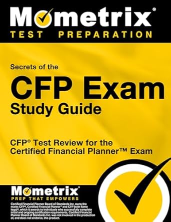Cover of Secrets of the CFP Exam Study Guide by Momentrix