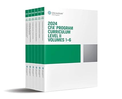 CFA Program Curriculum Level II Box Set