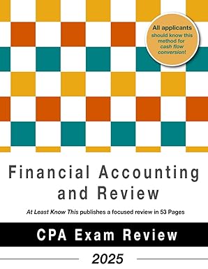 Cover of 2025 CPA Exam Review - Financial Accounting and Reporting