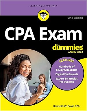 Cover of CPA Exam For Dummies, 2nd Edition