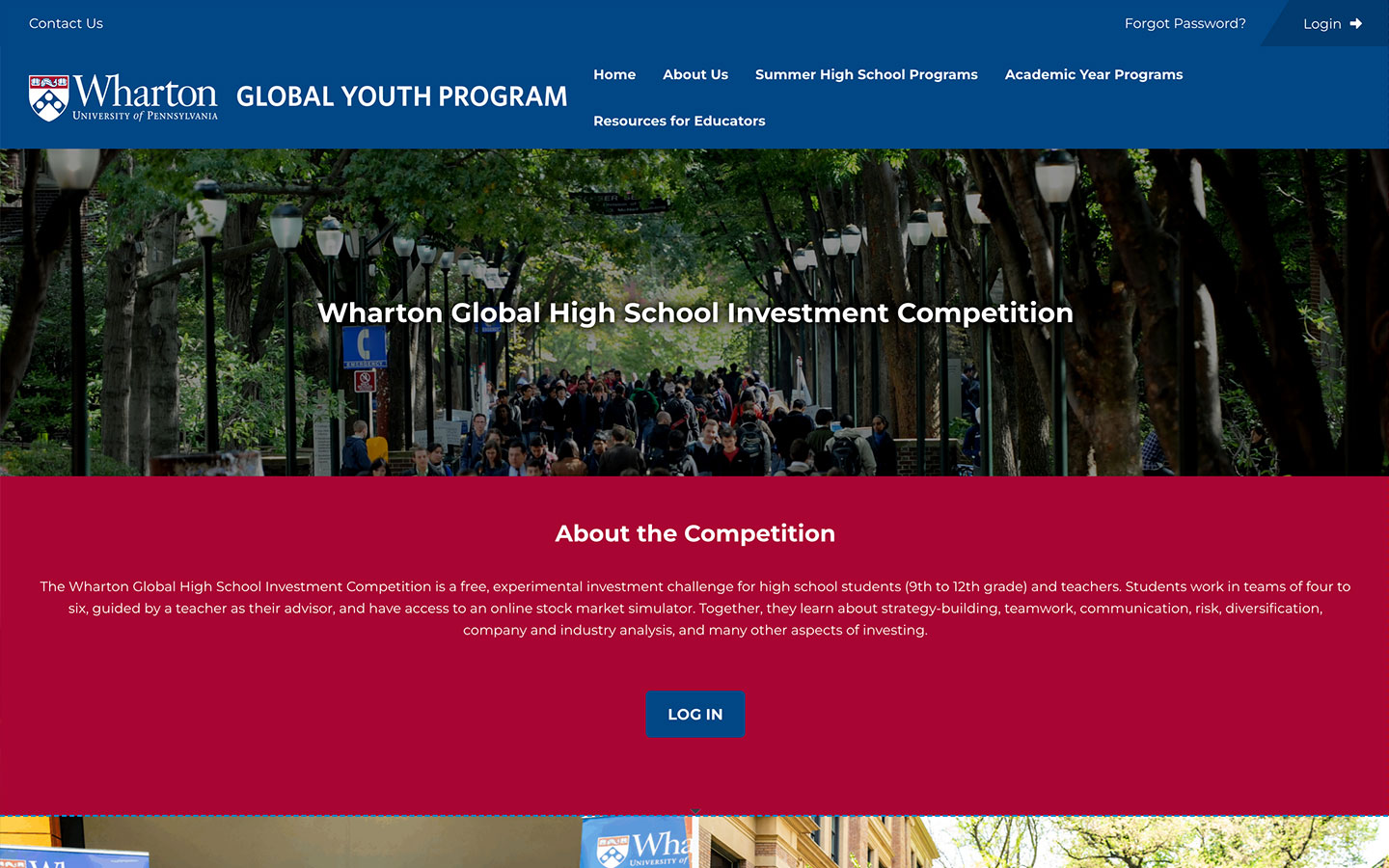 Wharton homepage
